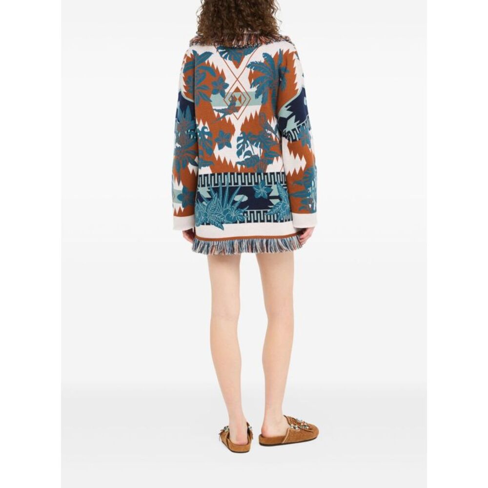 Alanui Women's Island Soul Wool Cardigan - Picture 4 of 5